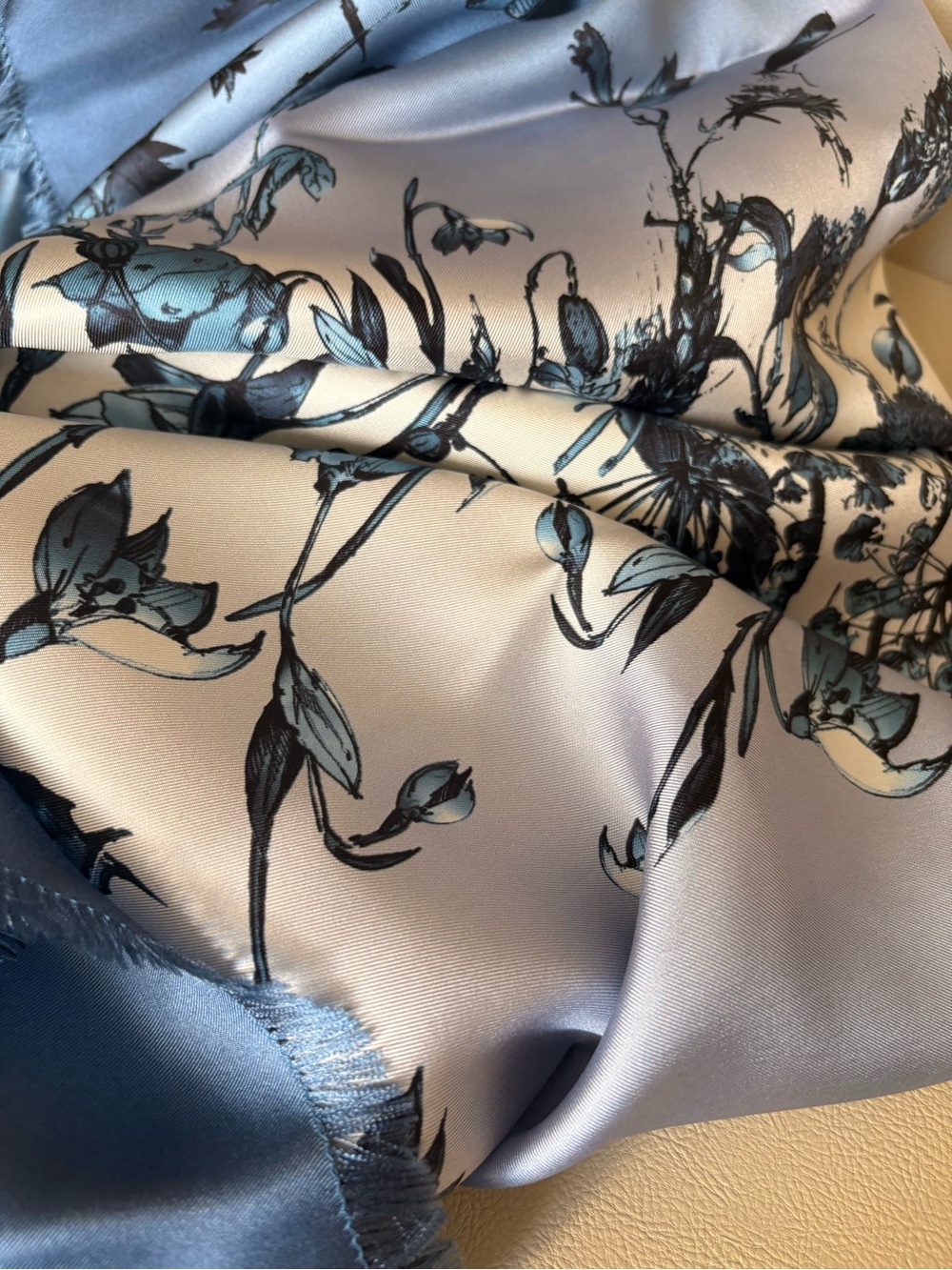 Christian Dior Floral 140 Giant Silk Scarf - Picture 3 of 10